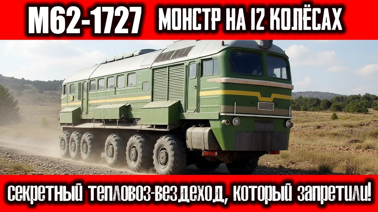 Запретный М62‑1727: почему уникальный тепловоз‑вездеход так и не пустили в серию?