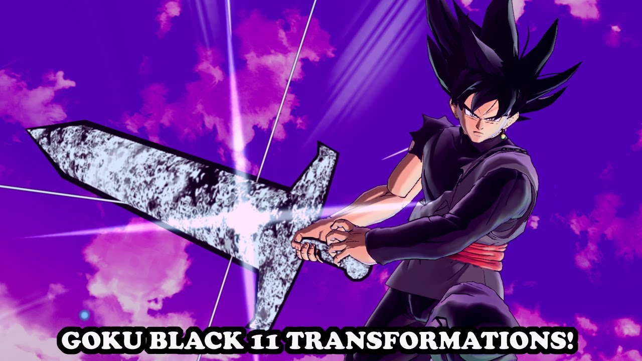 NEW CRAZY GOKU BLACK 11 TRANSFORMATIONS COMPILATION! BEGONE, NINGEN! Dragon Ball Xenoverse 2 Mods
