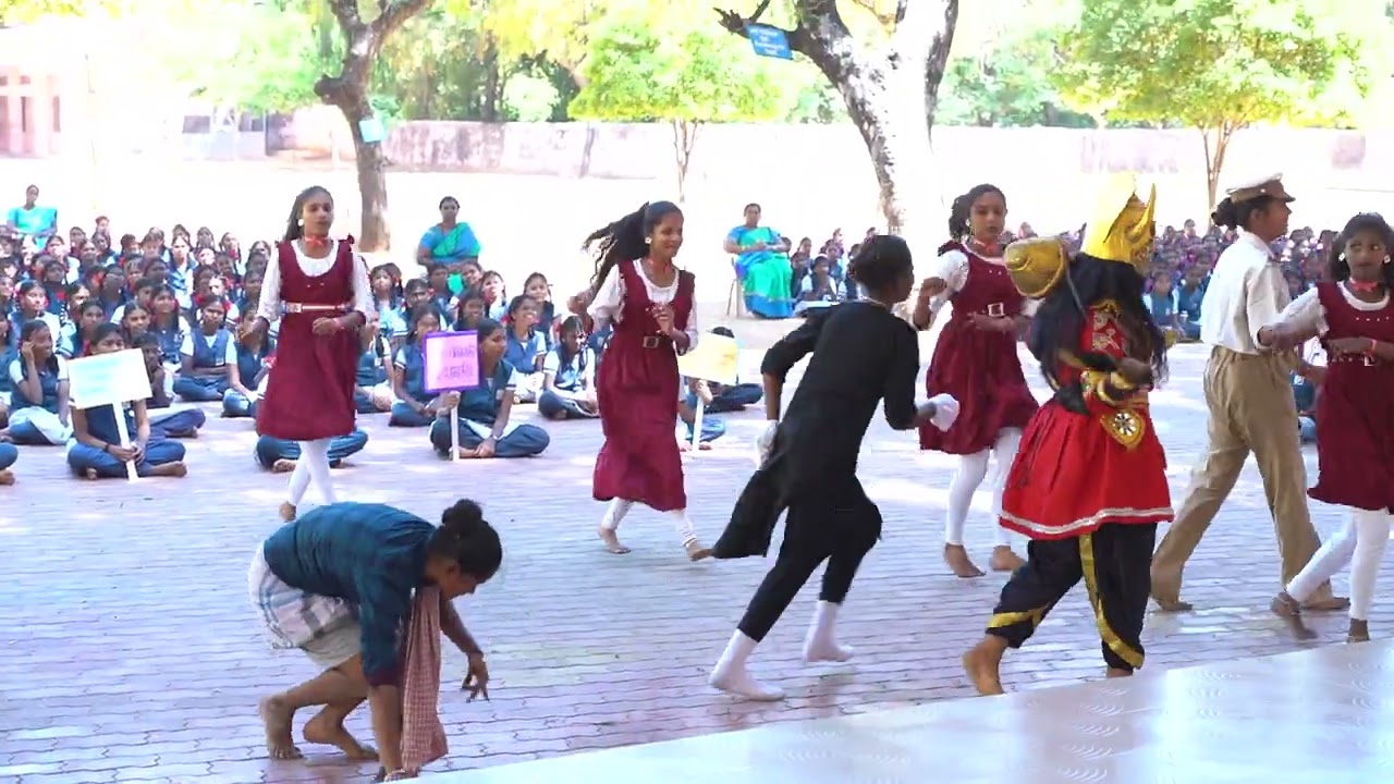 Road Safety Program by Little Flower Girls Higher Secondary School Nagercoil (dance performance)