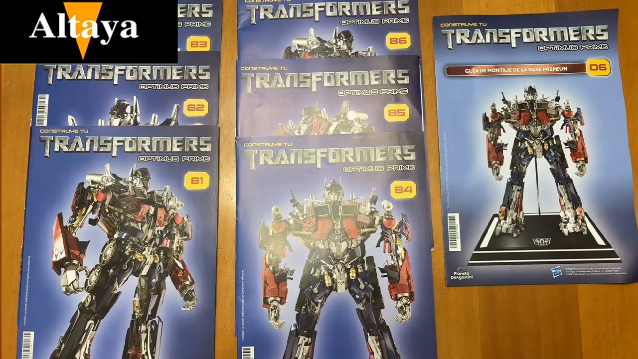 Optimus prime Fascículo 81, 82, 83, 84, 85 Y 86 de la colección altaya Planeta de Agostini | EgeaFrz
