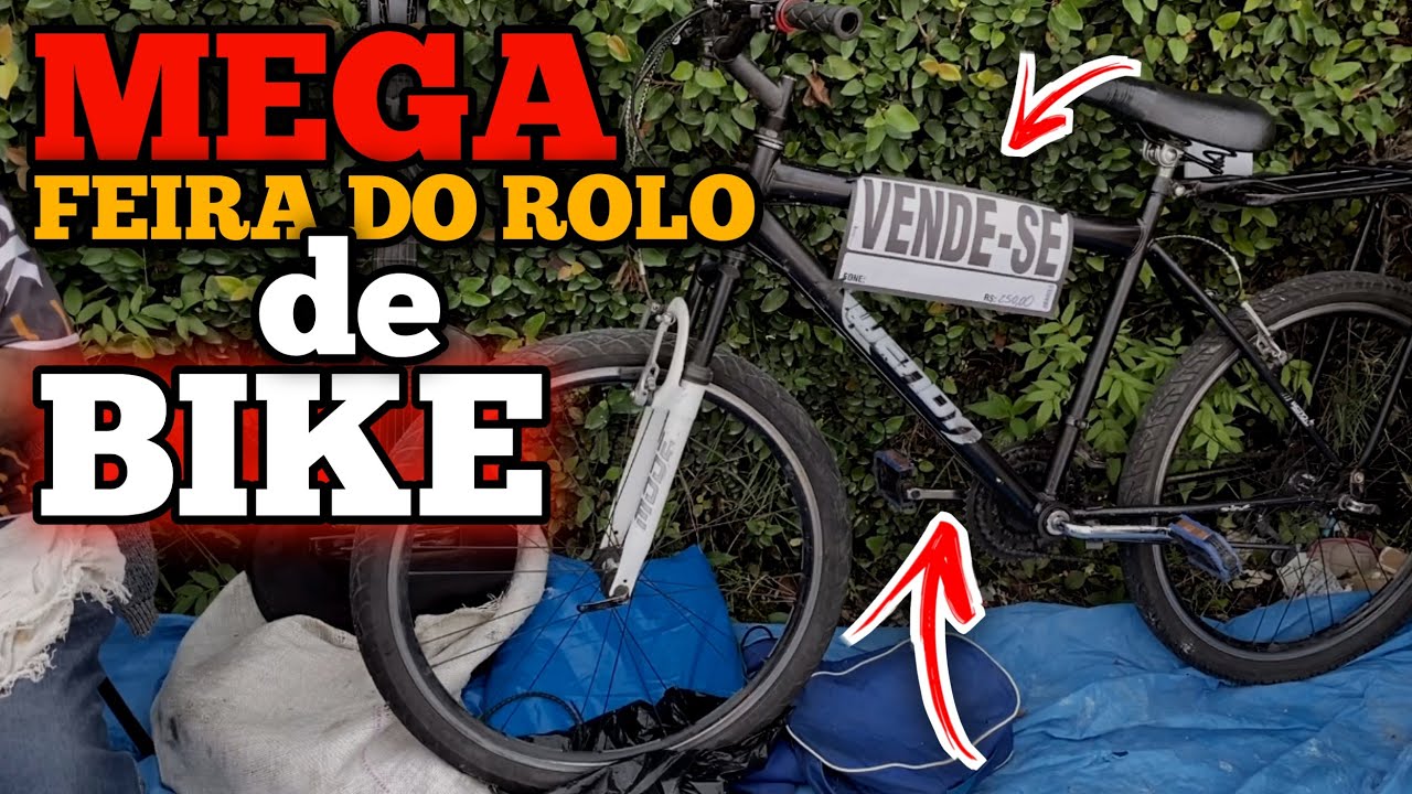 ENCONTREI uma MEGA FEIRA DO ROLO DE BIKE BICICLETAS BARATAS ANTIGAS VAMOS CONHECER?