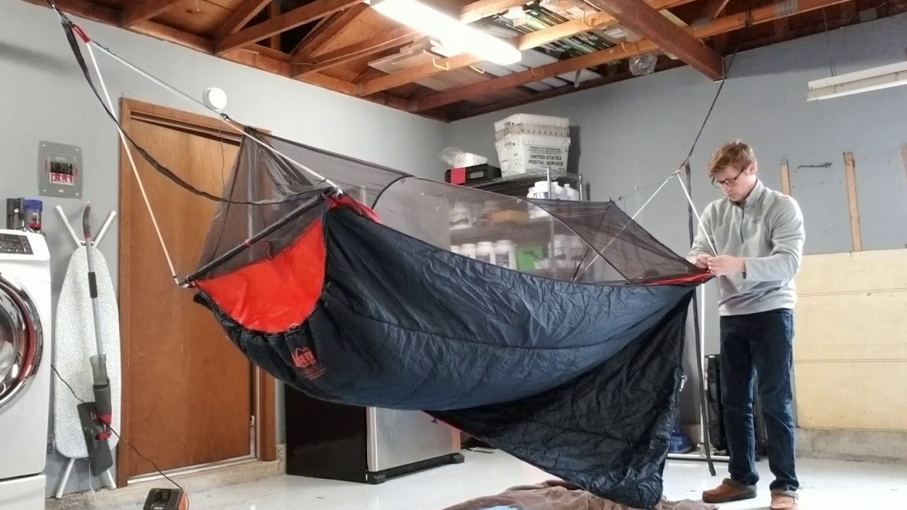 Rei quarter dome air hammock system