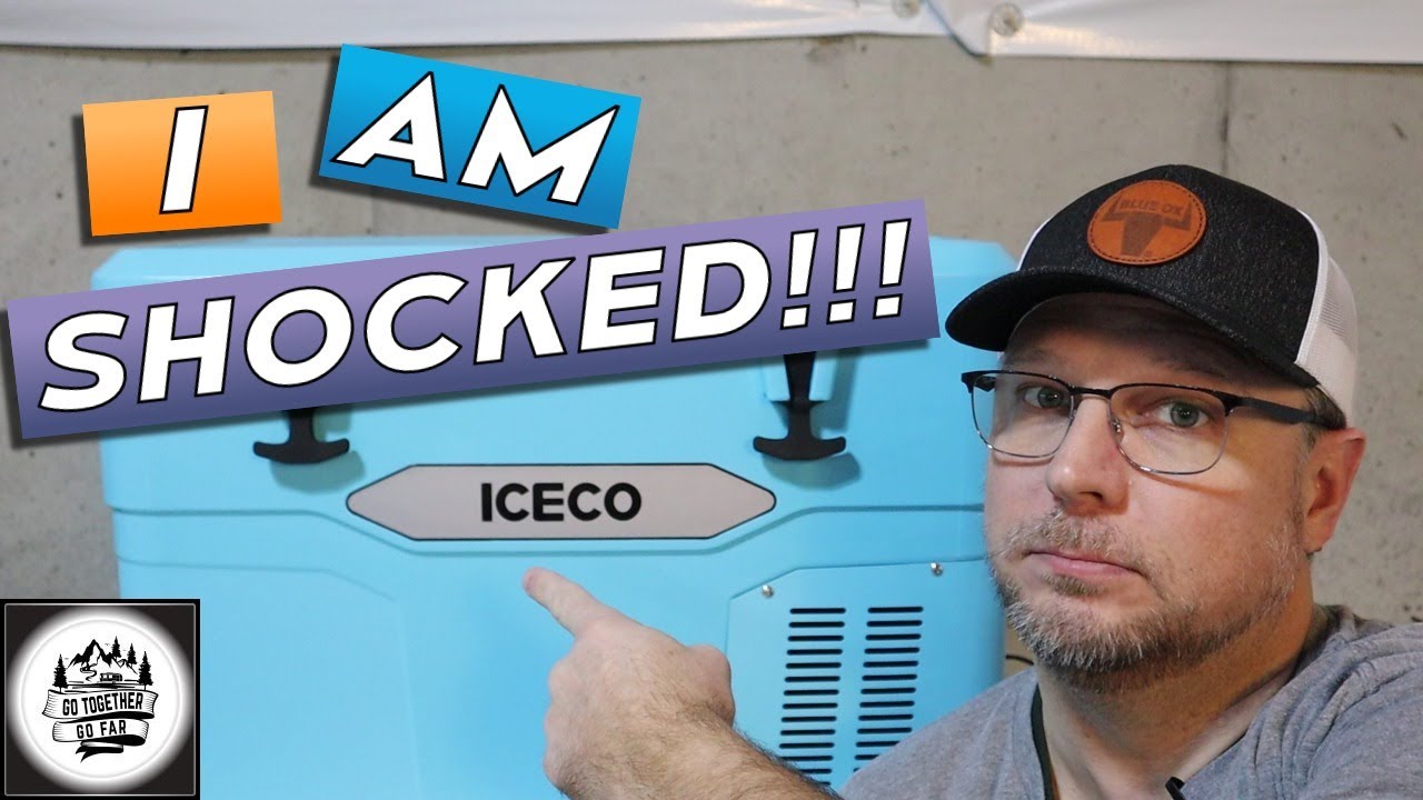 ICECO Portable Refrigerator JP42 12V Fridge Cooler | Demo & Review | Best Rotomolded Cooler Camping