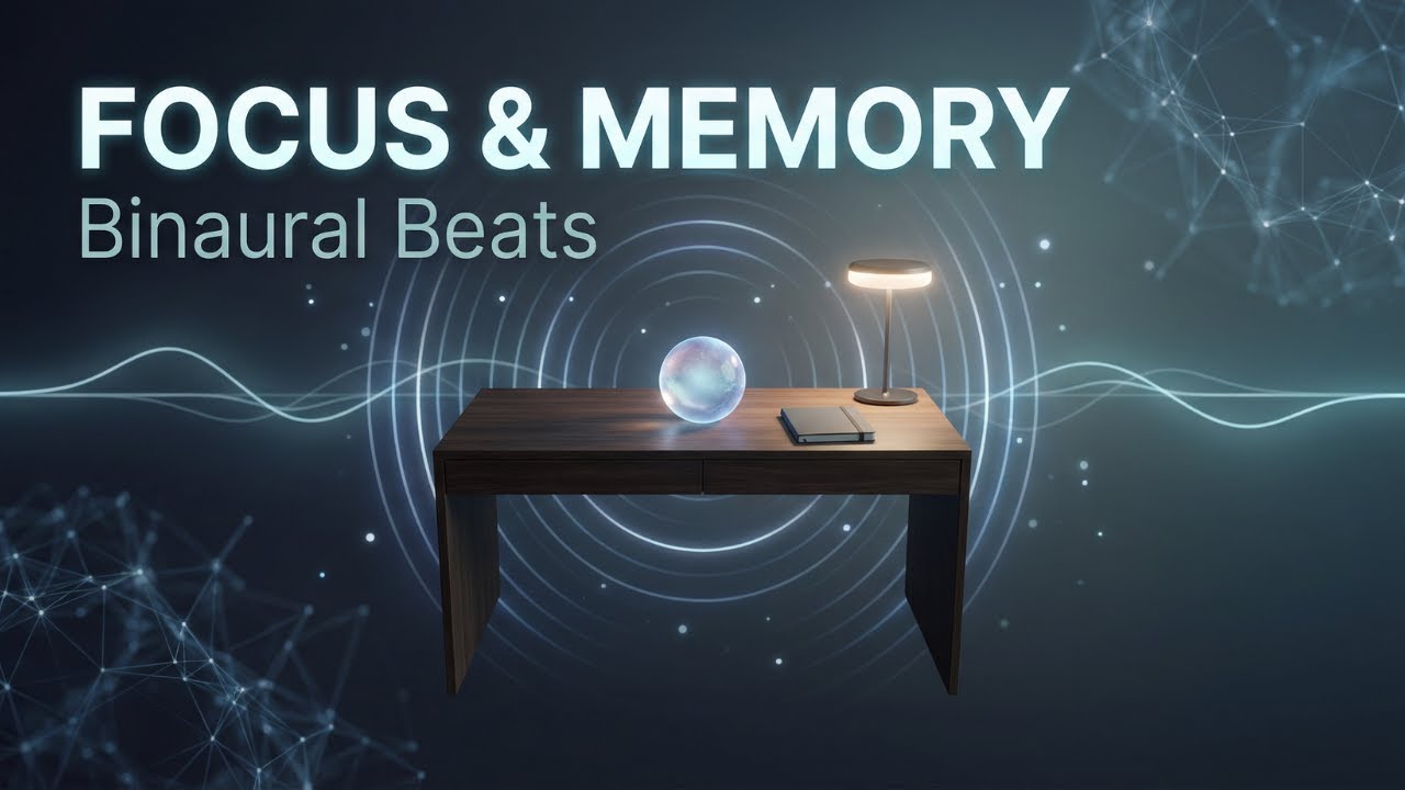 Focus & Memory Music 🧠 | Binaural Beats for Deep Concentration