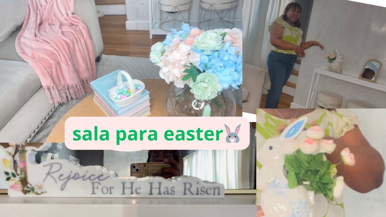 Antes y después | Decoración de sala para Easter 2026 🪺🐣 🐰