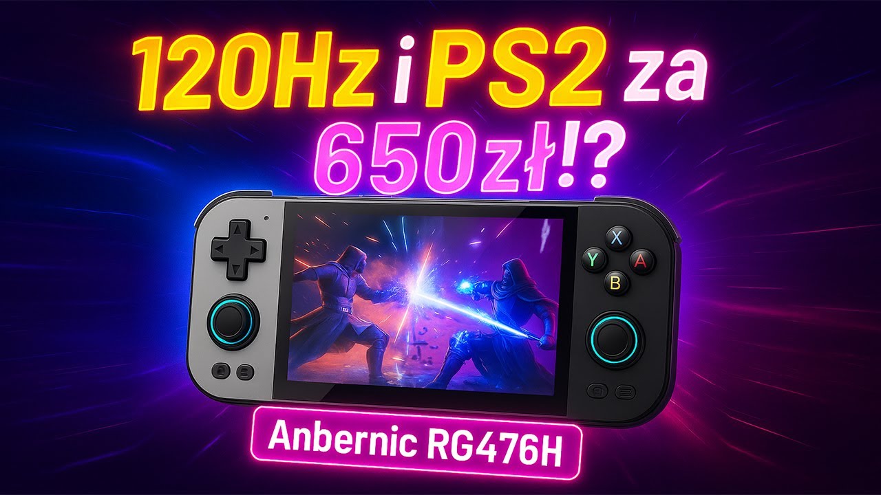 Nowy ANBERNIC RG476H &ndash; PS2 na Retro konsoli za 650zł - Test / Recenzja LowcyChin.pl