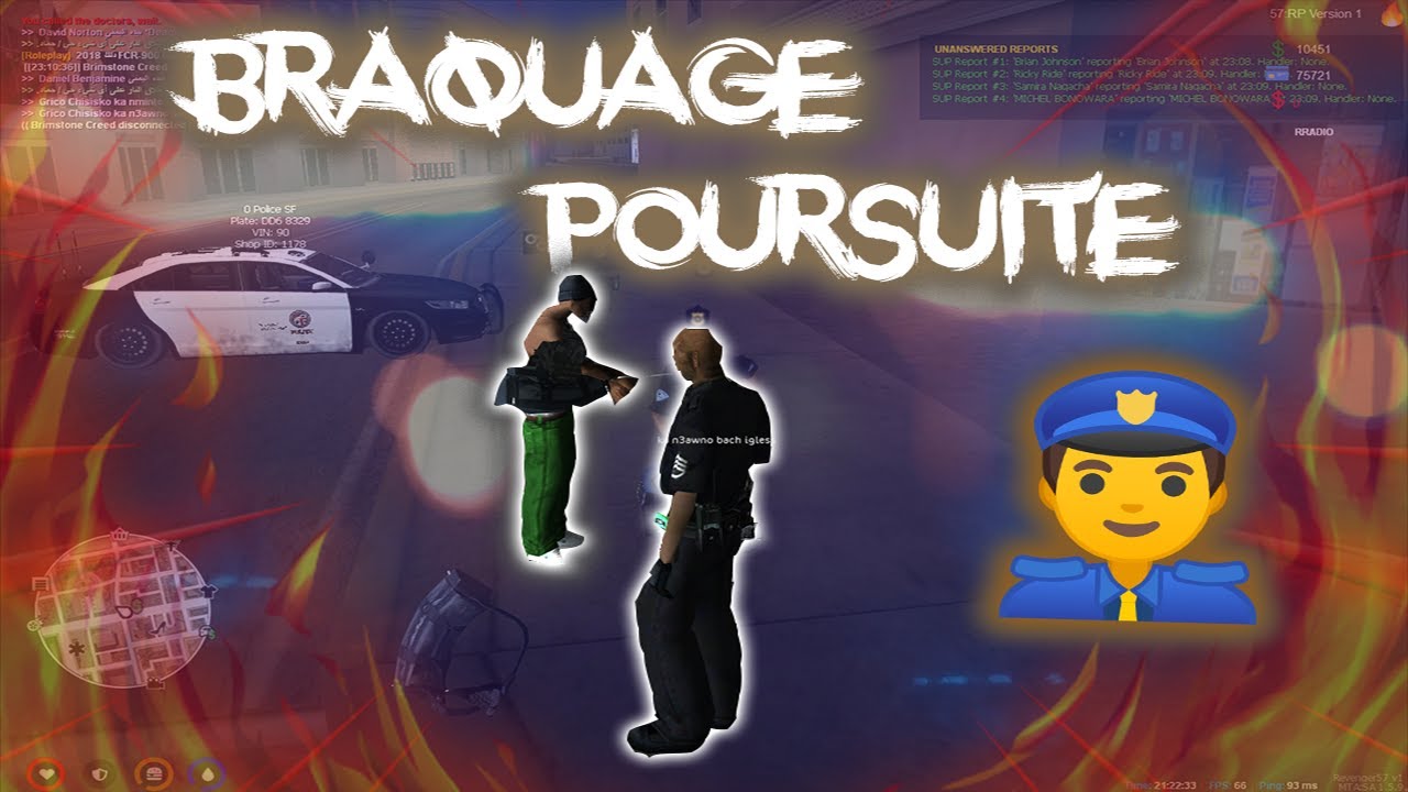 GTA SA (MTA RP MAROC) Revenger 57 City | Action Braquage👮