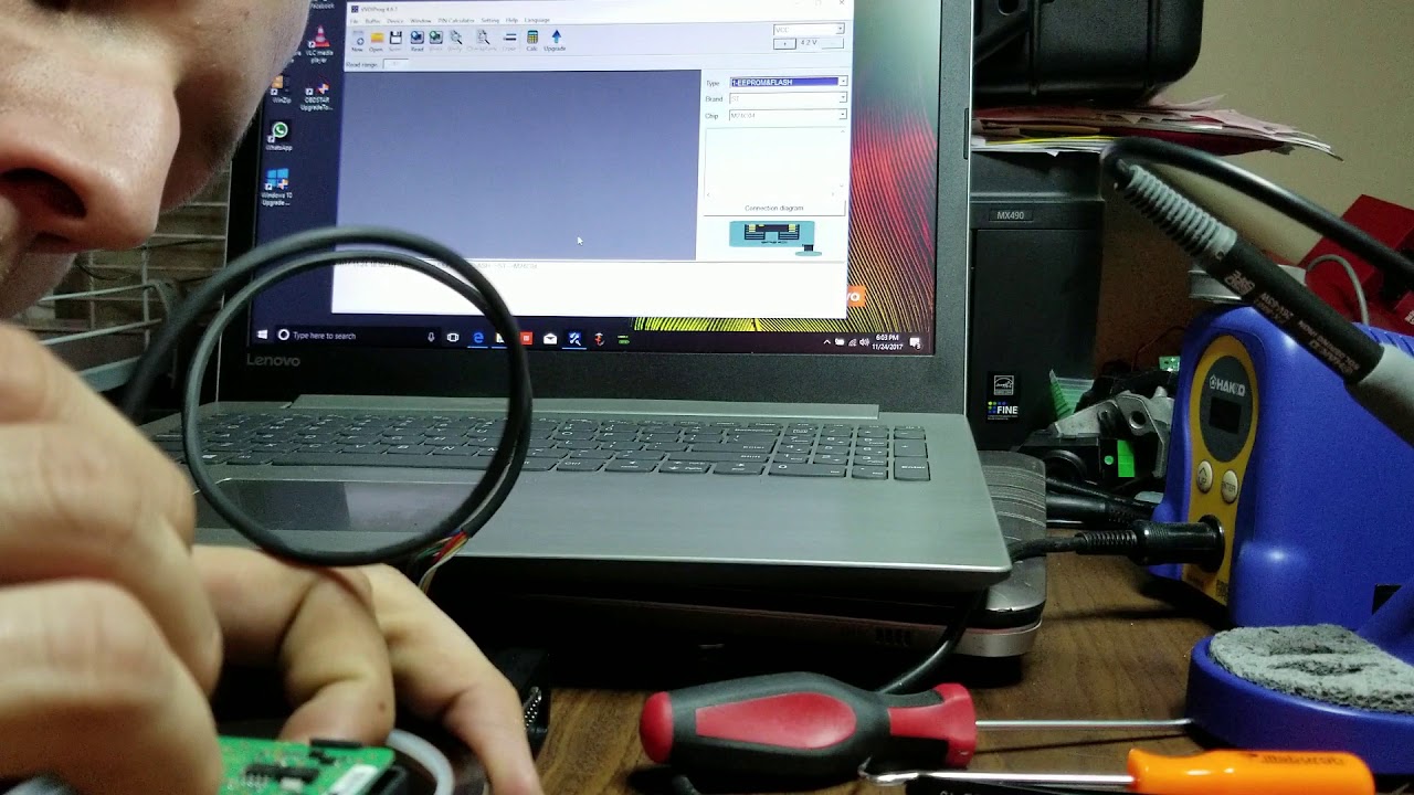 VVDI Prog EEPROM Reading of Honda Immobilizer with POGO Adapter