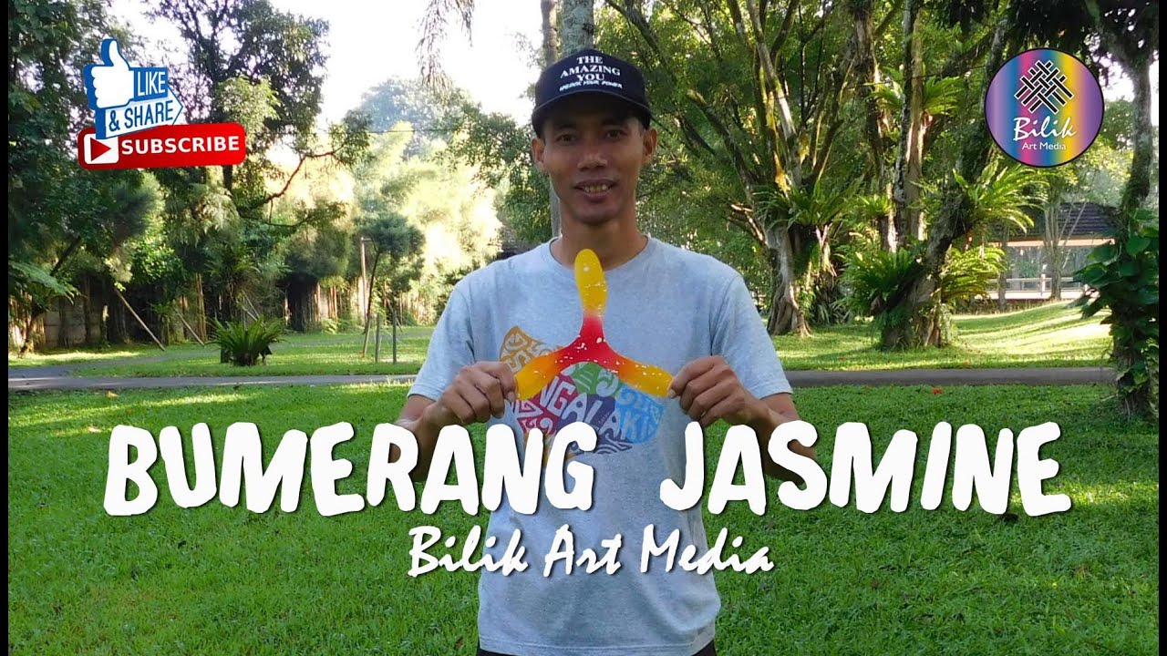 BUMERANG JASMINE BILIK ART MEDIA | MAINAN ANAK EDUKATIF TRADISIONAL SPORT FUN | WA: 089637966451