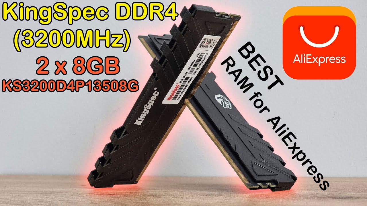 🔥KingSpec DDR4 3200MHz (KS3200D4P13508G) почти бесплатная ОЗУ с AliExpress с разгоном до 3600MHz 🔥