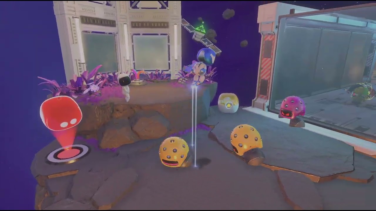 ASTRO's PLAYROOM SSD speedway gameplay