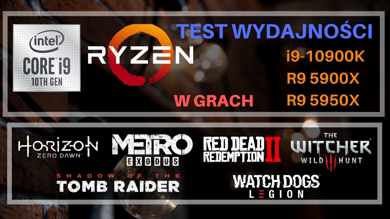 i9-10900K vs R9 5900X vs R9 5950X | RTX 3090 STRIX | GRY | 1080p | 1440p | 4K