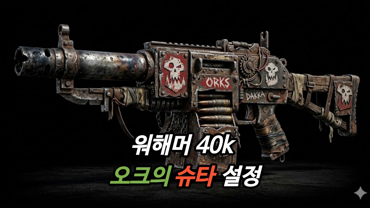워해머 40k 오크의 슈타 설정 #warhammer40k #워해머40k