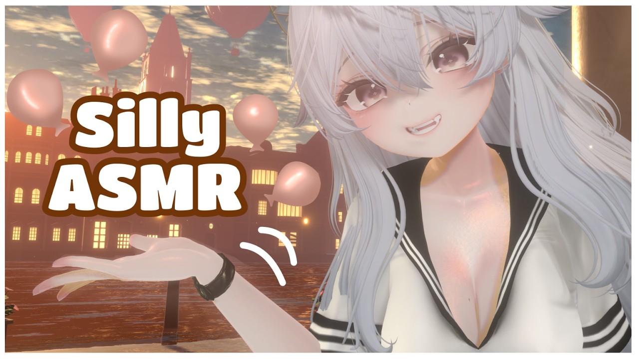 【Visual ASMR Vrchat】Silly cat girl does silly ASMR ♥ Personal Attention ♥ Headpats ♥ No talking