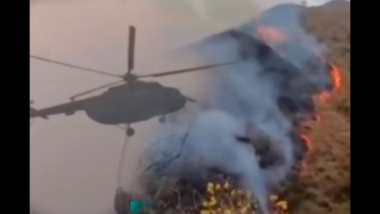 Aeronaves peruanas mitigan incendios forestales en Ecuador mientras fuego arrasa nuestro país
