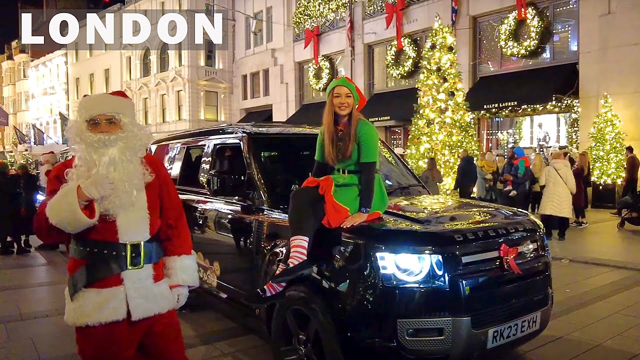 England, London Mayfair Night Walking Tour -👜Luxury Mayfair Shopping Street | London Night Walk [4K]