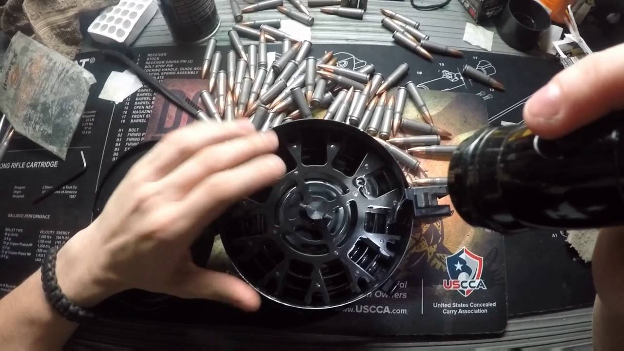 How to maintain, clean, and properly load your Romanian / Chinese style 75 round drum magazine