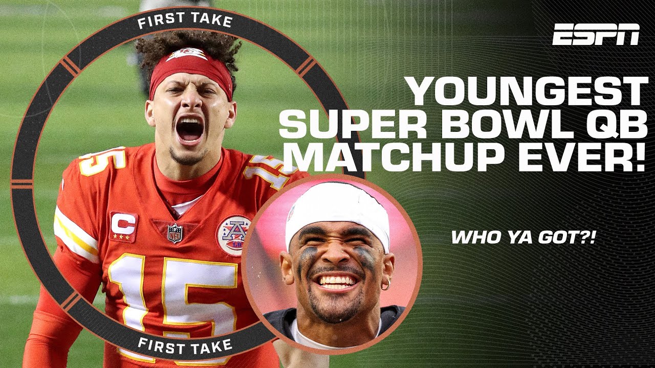 I'm picking Mahomes 100% of the time! - Marcus Spears on the Super Bowl QB matchup | First Take