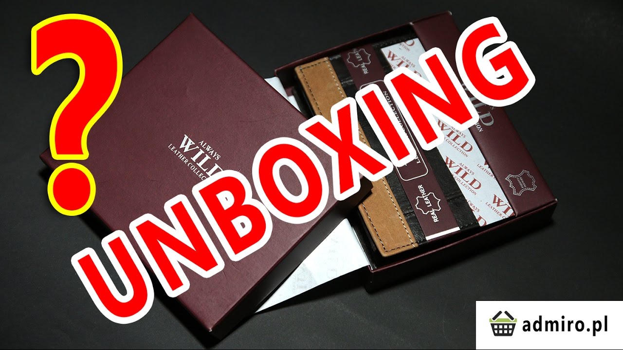 █▬█ █ ▀█▀ Ekskluzywny Sk&oacute;rzany Portfel Always Wild JAK WITTCHEN!-Unboxing