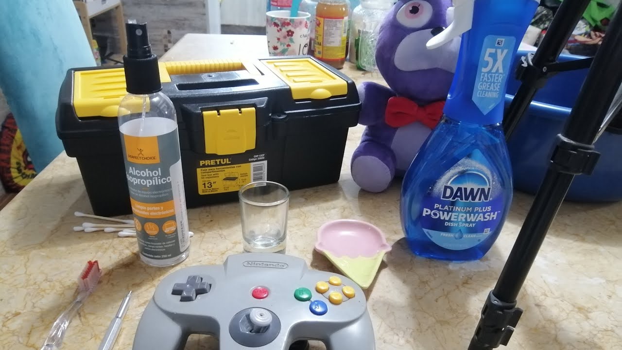 Limpiando, Arreglando y  restaurando un Control De Nintendo 64 Sin M0rir en el Intento Parte 1