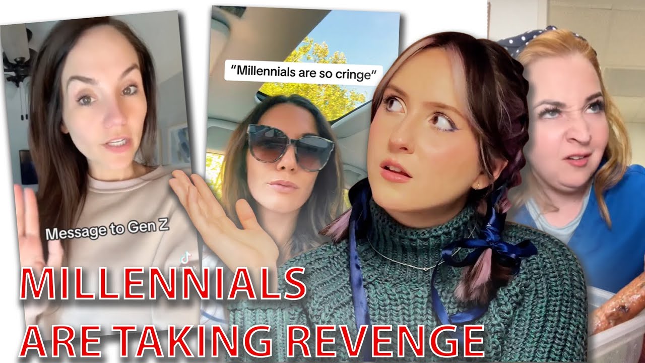 MILLENNIAL CORE Taking Revenge On Gen Z | Millennial Core Cringe From TikTok
