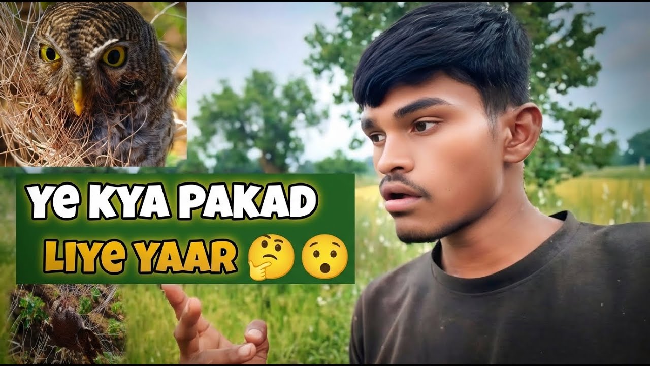 ये कौन सा पक्षी पकड़ लिए हैं यार || #viral || vlog