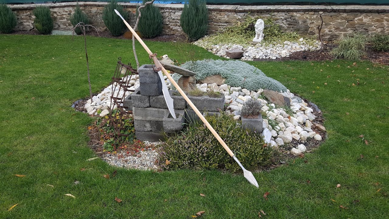 I make a homemade Spartan sword and a spear (Leonid's weapons Part 1 of 2)