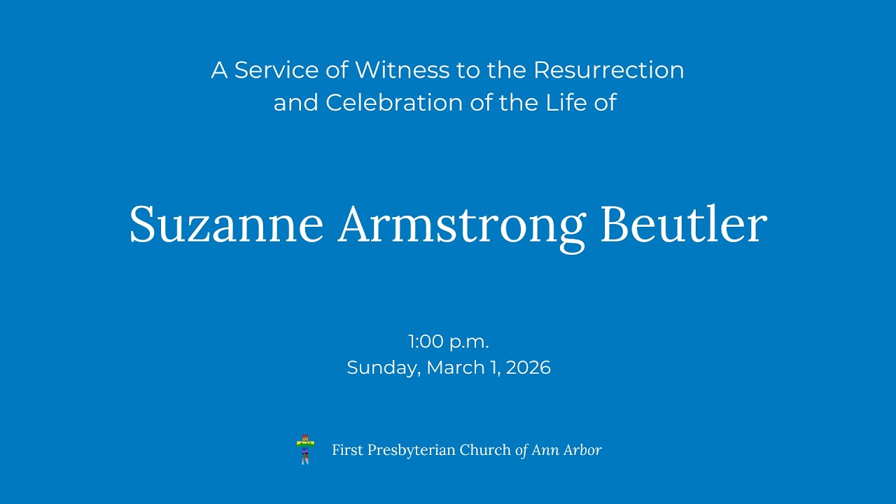Sue Beutler Memorial Service