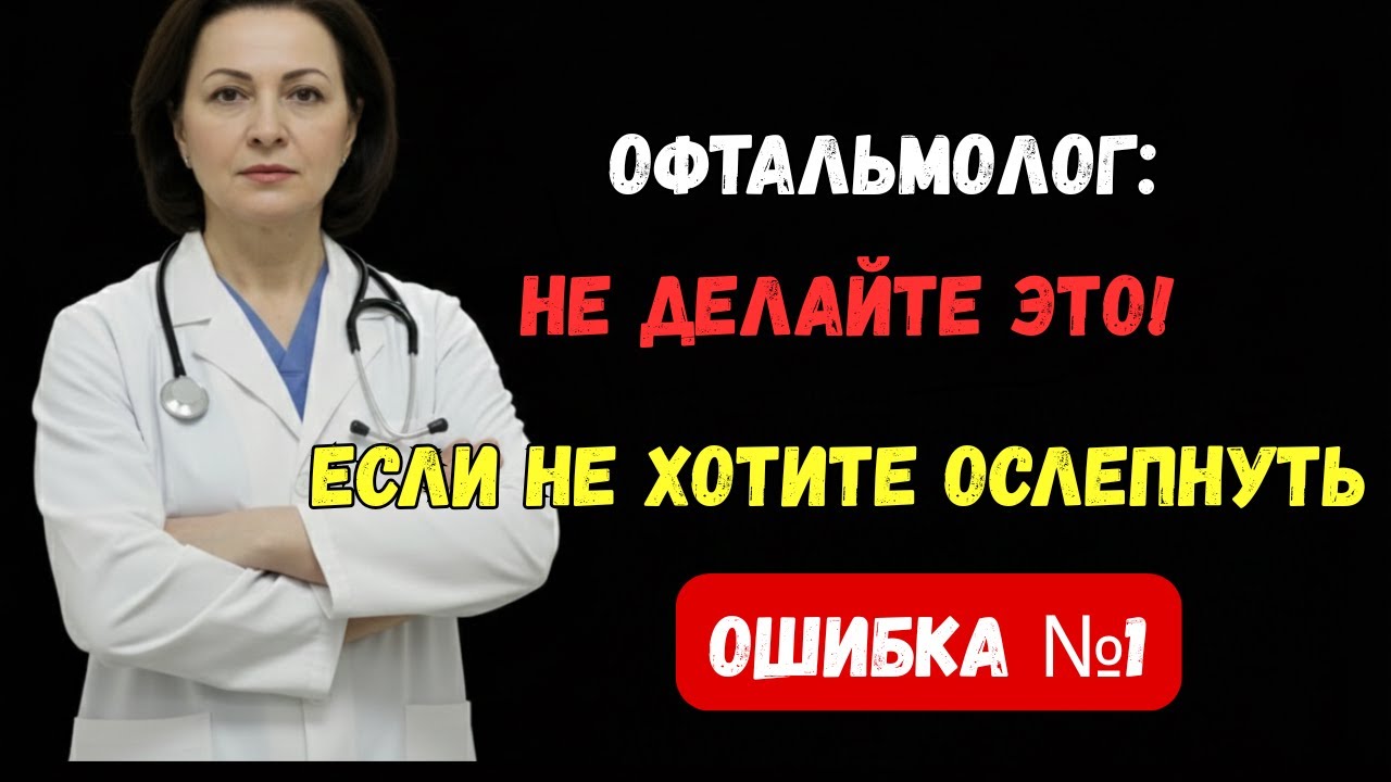 НЕ ДЕЛАЙТЕ ЭТО, если не хотите потерять зрение.