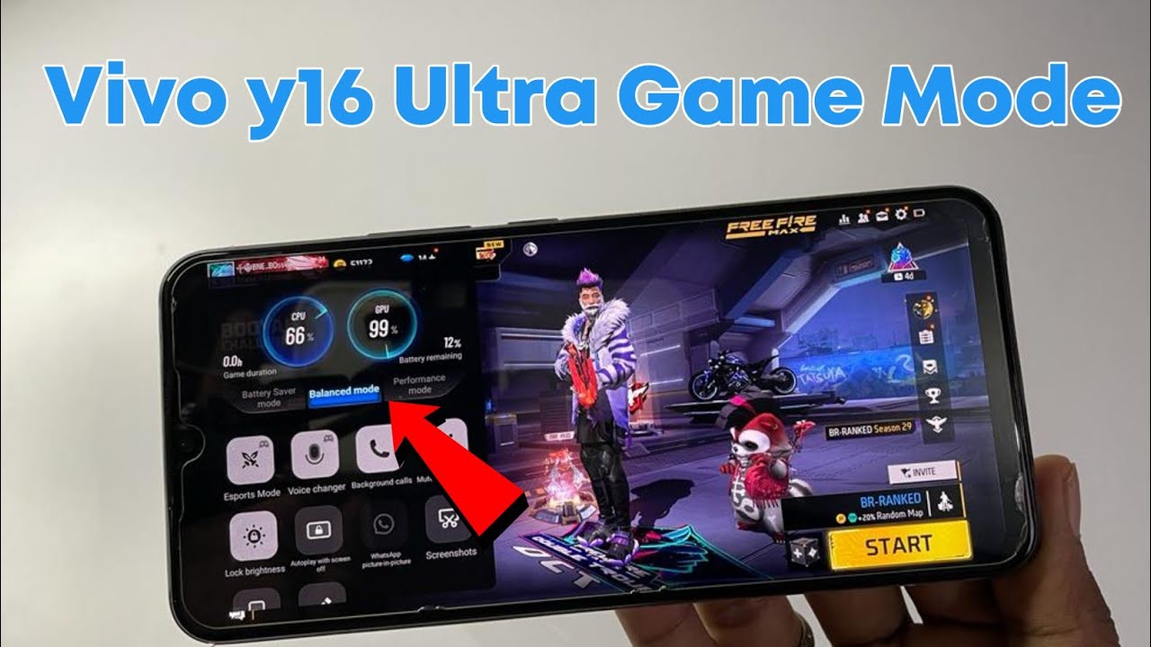 How to on ultra game mode in vivo y16 mobile | ultra game mode in vivo