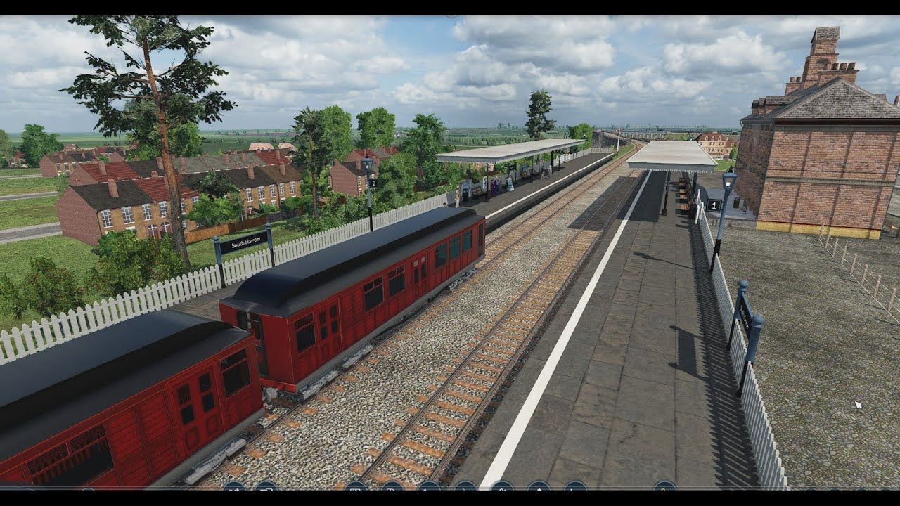 Transport Fever 2: Uxbridge branch, Metropolitan Railway, in 1912 -  3 - South Harrow to Uxbridge