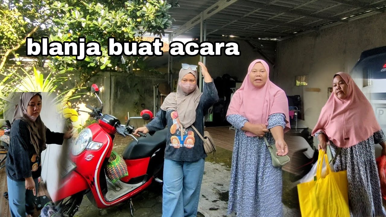 Rumah Salembrot mau ada acara kita persiapkan dari hari sebelumnya 