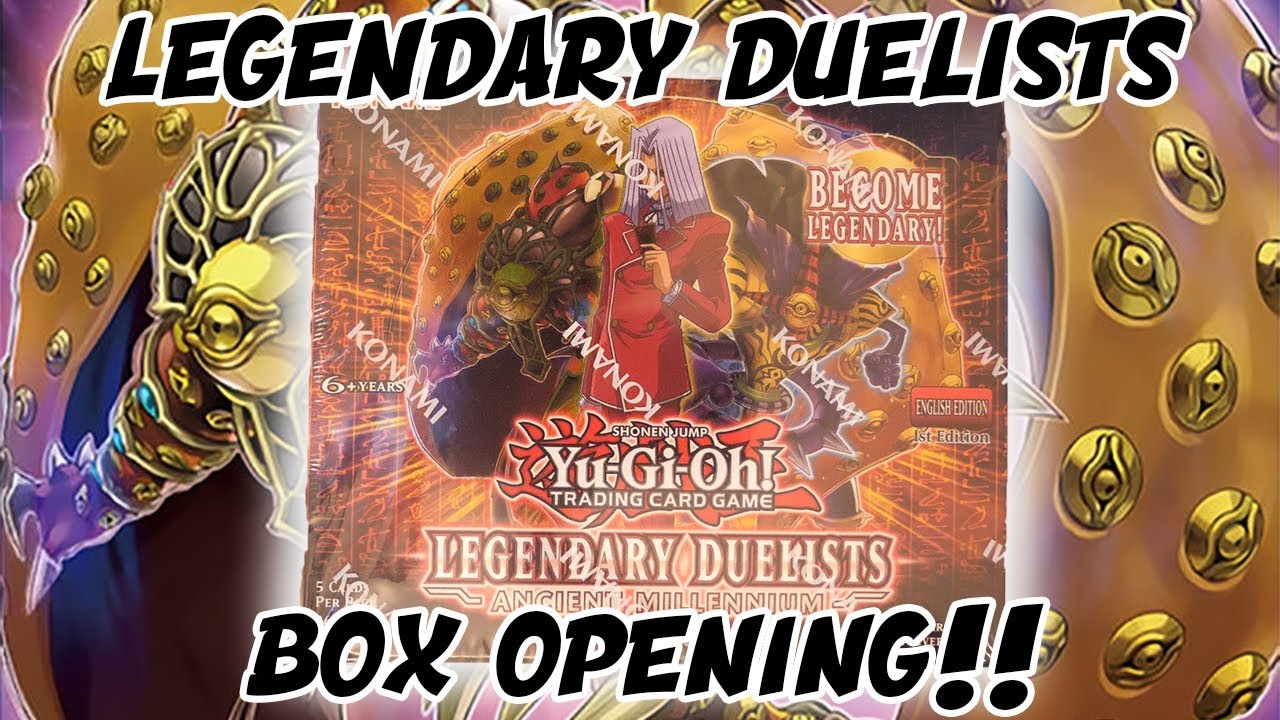 LEGENDARY DUELISTS - ANCIENT MILLENNIUM BOX OPENING!!!
