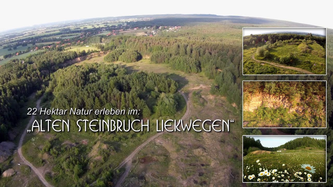 Alter Steinbruch Liekwegen von oben