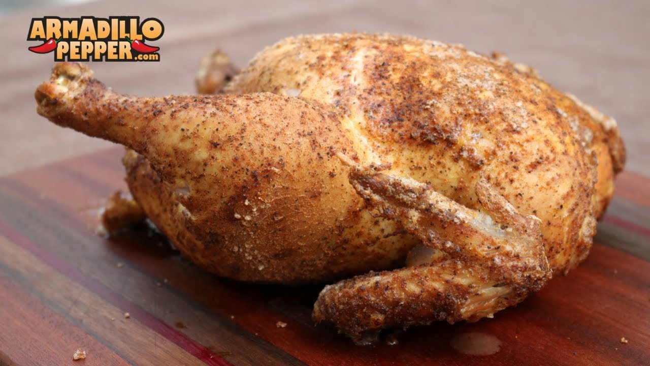 Smoked Chicken in the Masterbuilt Smoker with Cajun Injected Creole Butter
