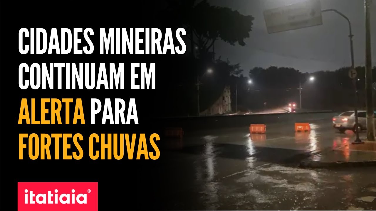 MAIS DA METADE DO ESTADO DE MINAS ESTÁ COM RISCO DE CHUVAS INTENSAS, VENTANIA E ALAGAMENTO