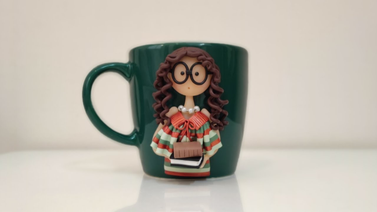 Making doll with polymerclay | #doll #book