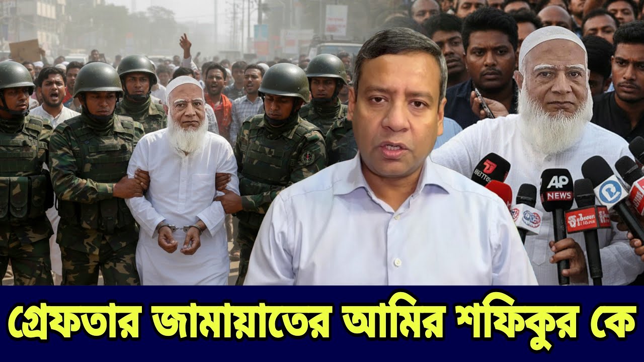 Golam Maula Rony জামায়াতের আমির শফিকুর রহমান আটক! হঠাৎ কী ঘটলো?