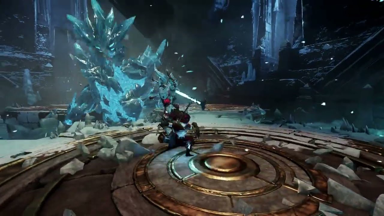 New World Aeternum. Ser Loth Boss. Glacial Tarn Dungeon. Tank POV.