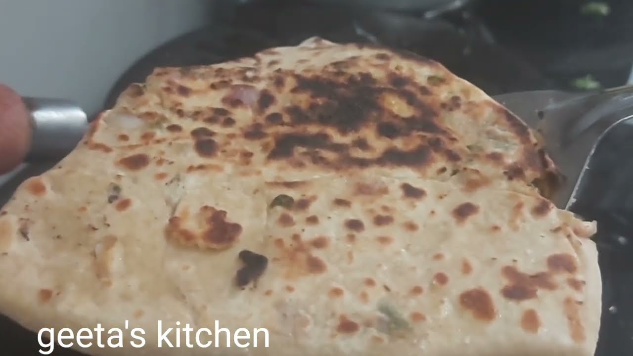 МАЗЕДААР ПРАНТХА ВСЕГО ЗА 5 МИНУТ 😋😋/ Кухня Гиты 👍👍