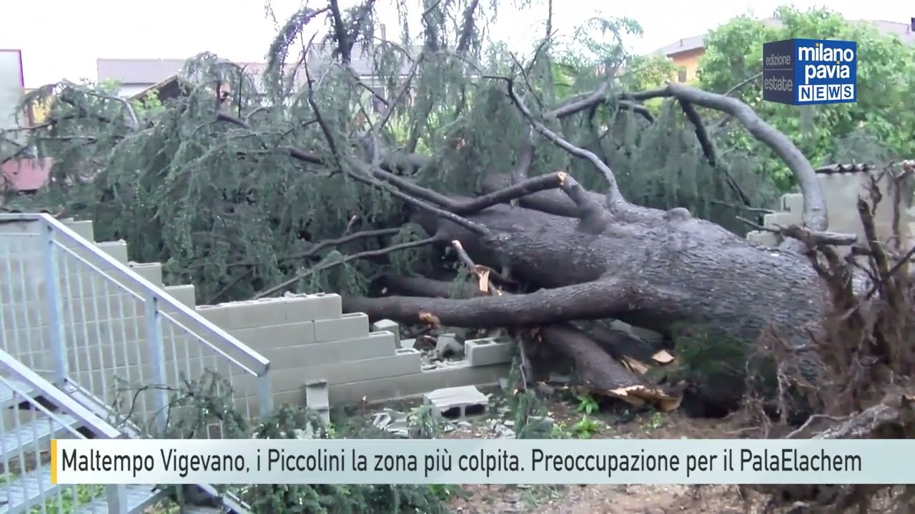 Maltempo Vigevano, i Piccolini la zona più colpita. Preoccupazione per il palasport