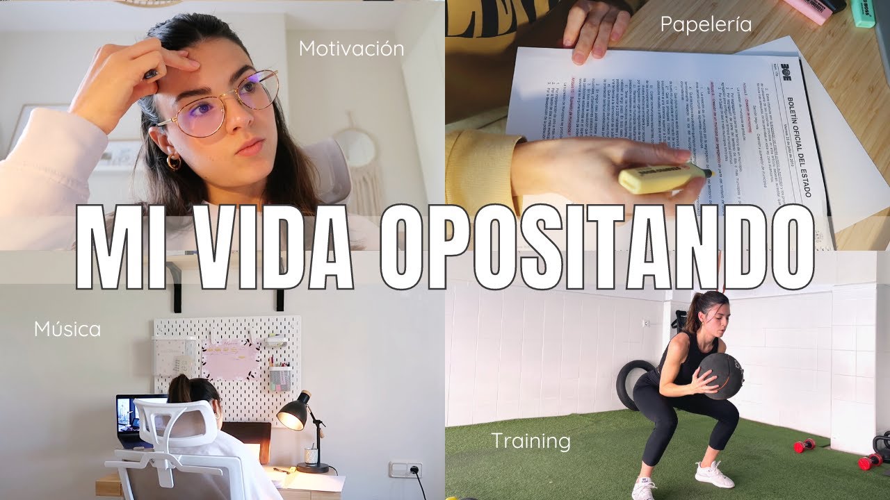 MI VIDA ESTUDIANDO OPOSICIONES | Música Estudio y Concentración, Estudiar Sin Motivación, Papelería