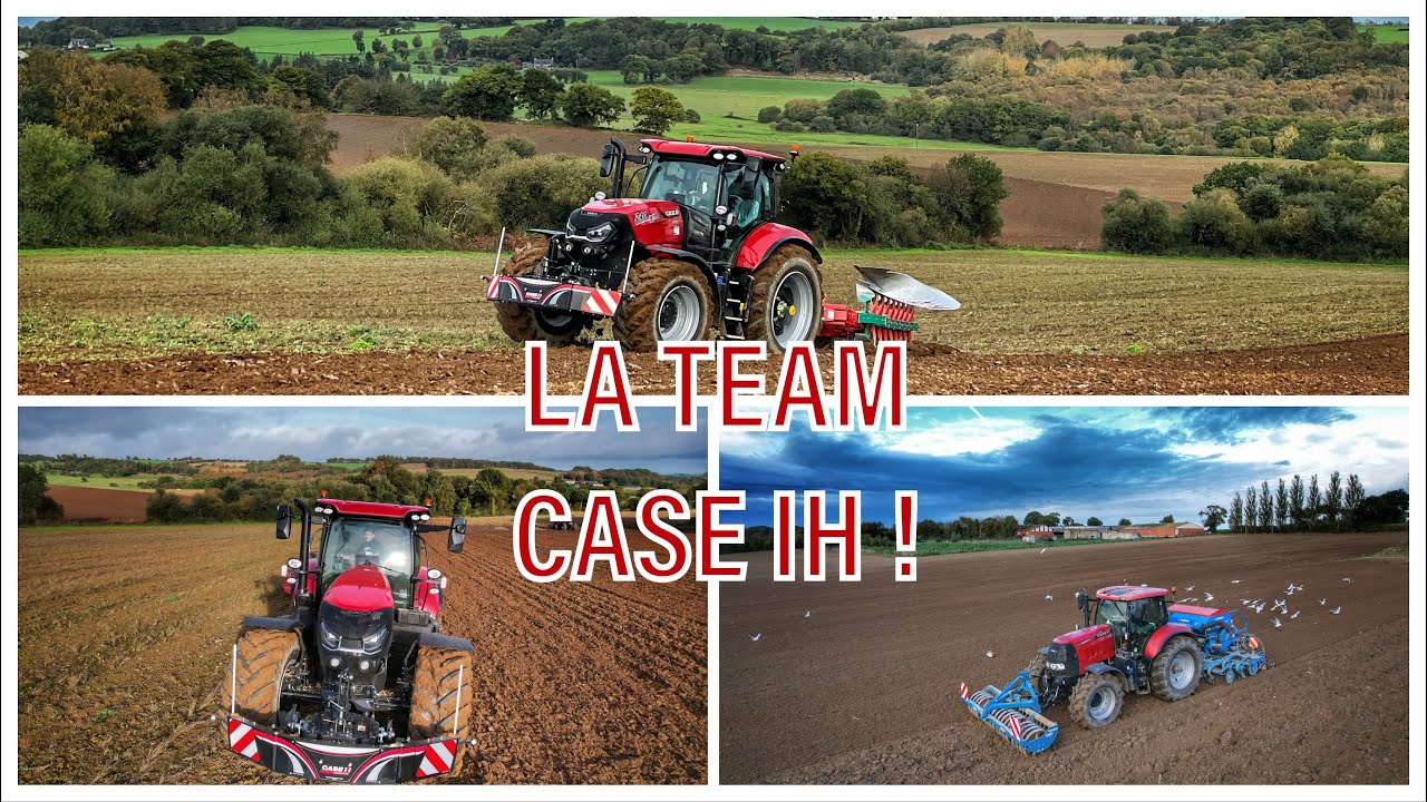La team CASE IH aux semis d’automne !