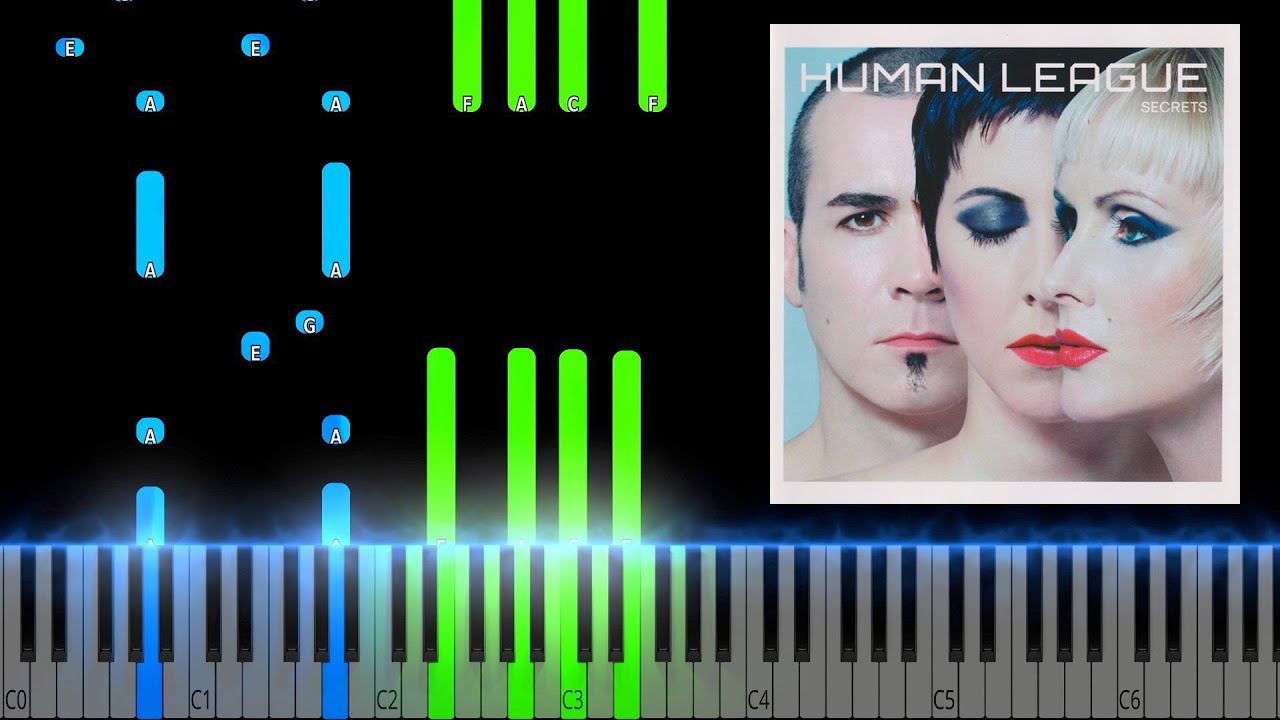 The Human League - Don't You Want Me Piano Tutorial