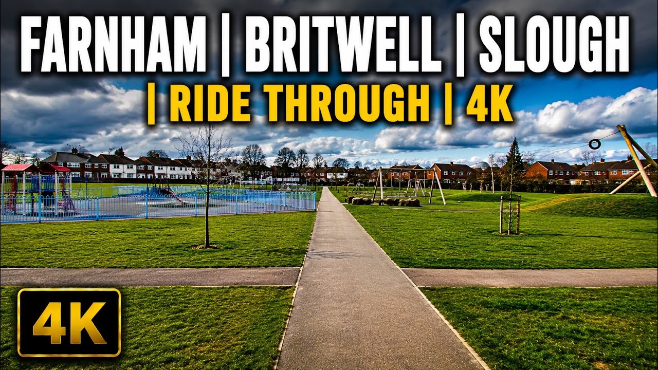 Farnham | Britwell | Slough | Ride Through | 4K