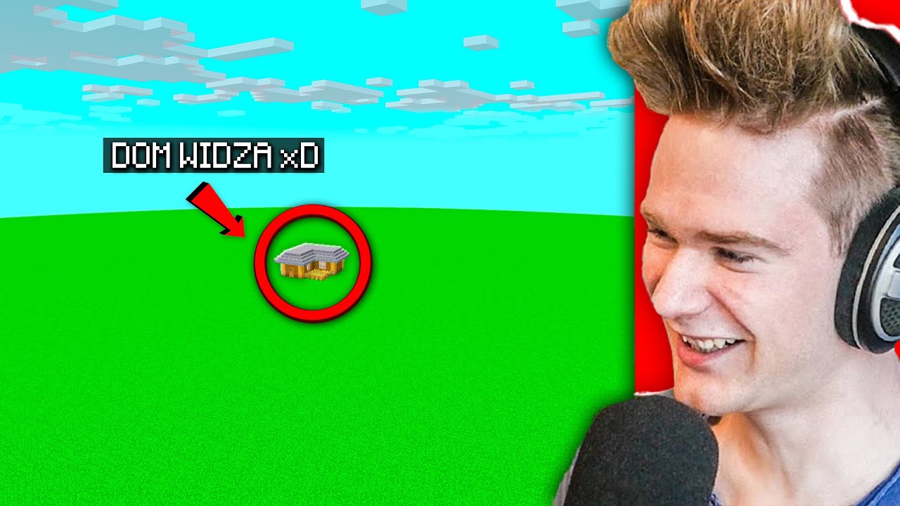 ZMIENIAM ŚWIAT WIDZA w FLAT WORLD DOPÓKI NIE ZAUWAŻY XD | Minecraft Extreme