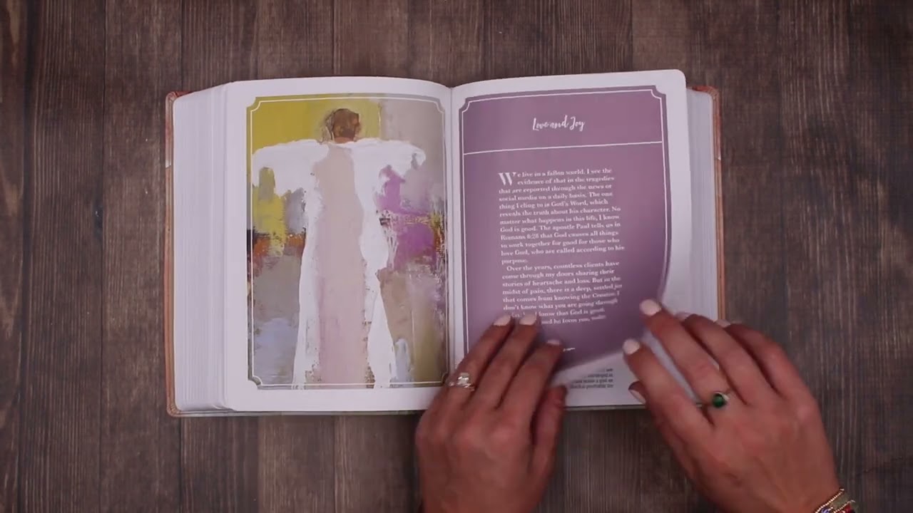 Amplified Anne Neilson Angel Art Series Holy Bible by Zondervan