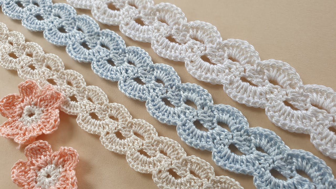 Precioso Cordón de Crochet | Encaje Irlandés ❣