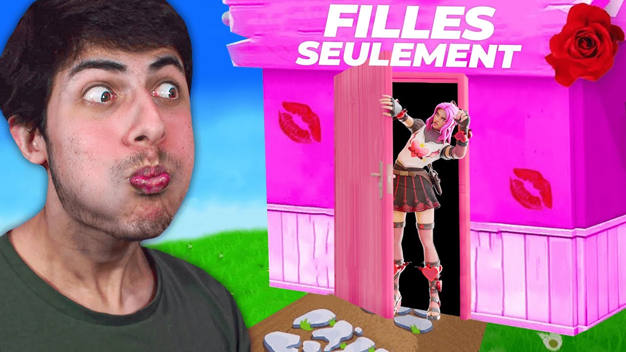 JE ME SUIS INFILTRÉ sur UN SERVEUR RESERVÉ AUX FILLES sur FORTNITE... (ne dites rien)