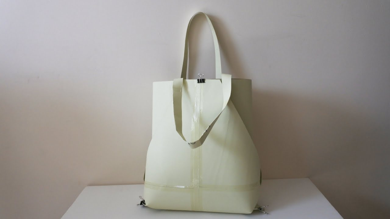 Making a leather bag part 2 - the alteration to design sample prototype